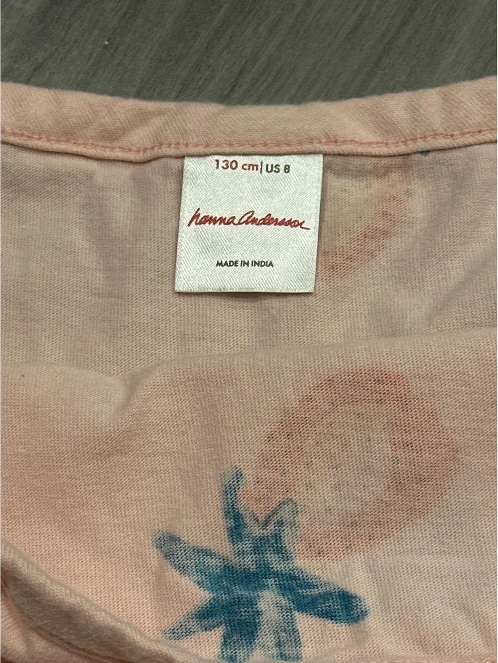 Hanna Andersson 100% Cotton Pink Pineapple Tiered Swing Tank-Top